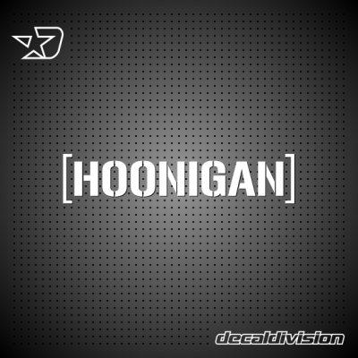 Hoonigan Sticker
